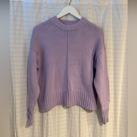 a new day Sweaters - a new day Lilac Women's Crew Neck Sweater Size Small